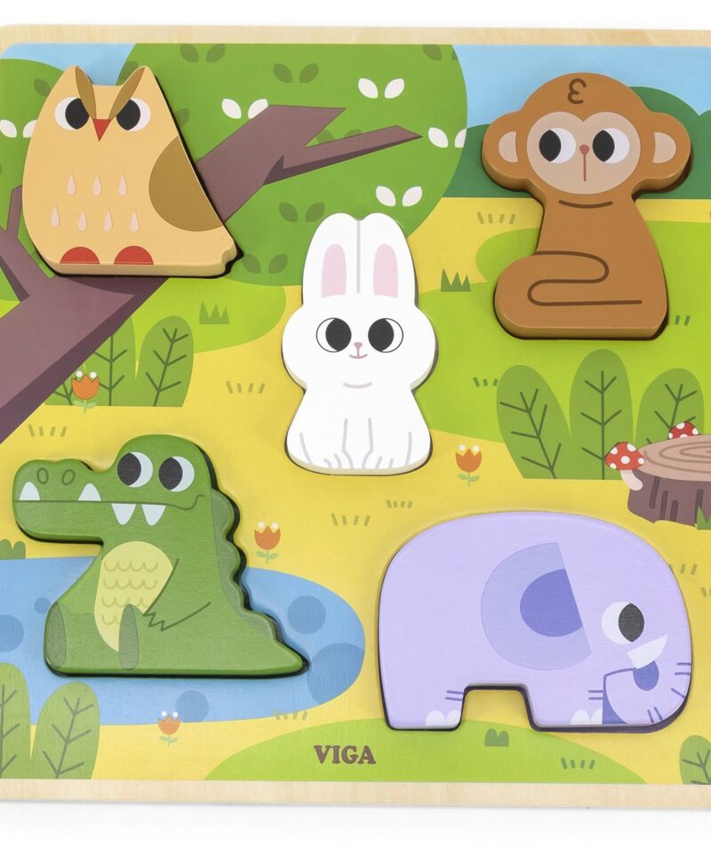 Värviline pusle lapsele