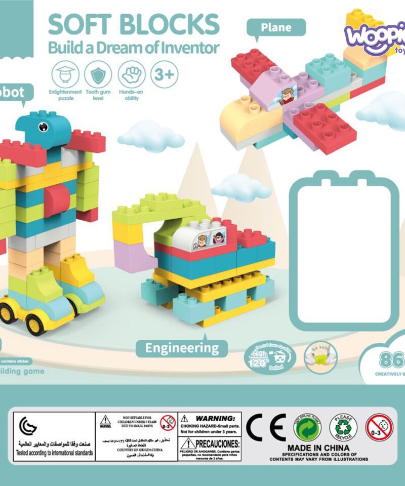 Suured klotsid kleepsudega kaunistamiseks