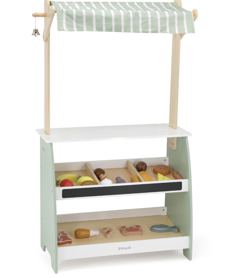 Puidust Mänguturg Lastele pastelsetes toonides