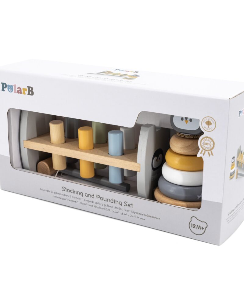 Värvilised puidust mänguasjad lastele