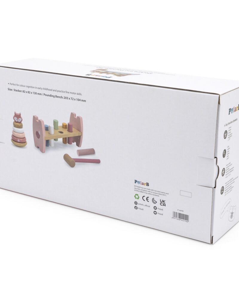 Puidust püramiid värvide õppimiseks