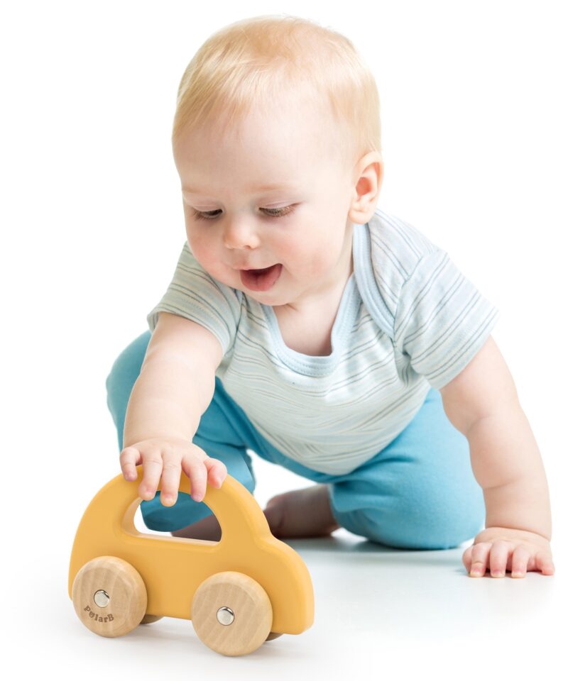 Lükatav mänguauto arendab peenmotoorikat