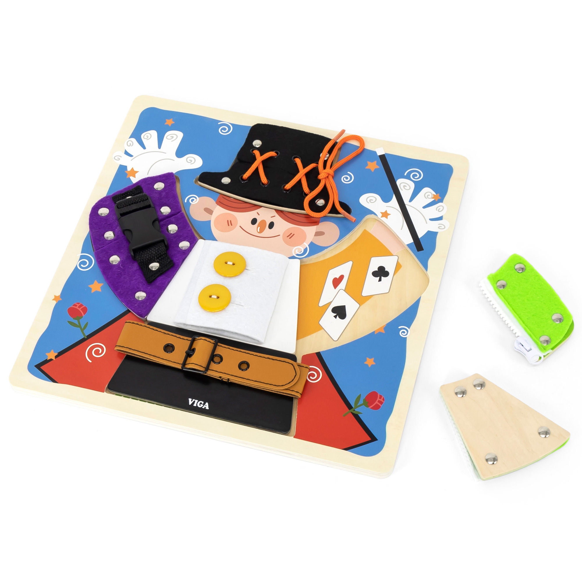 Laste riietumisoskuste harjutustahvel