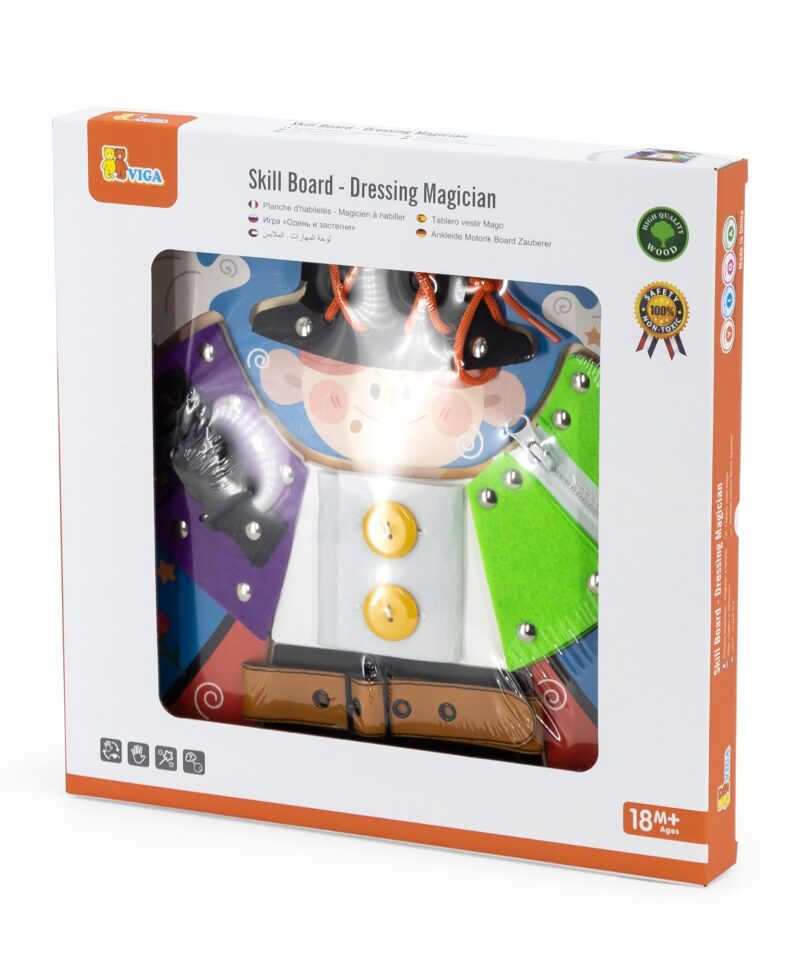 Laste riietumisoskuste harjutustahvel