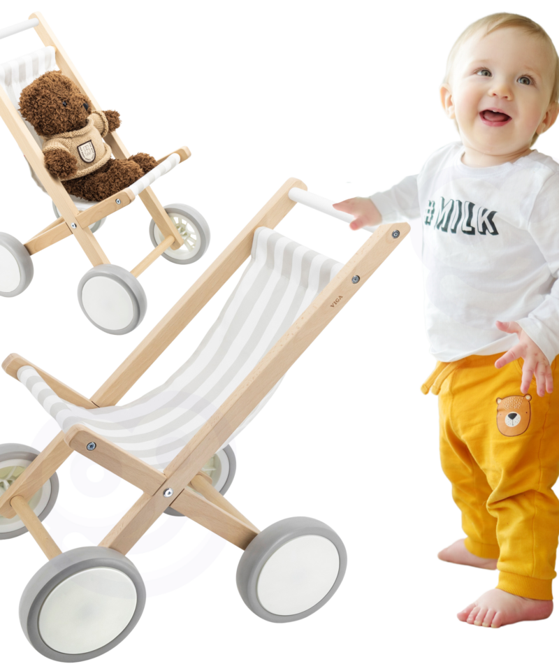 Puidust nukukäru jalutuskäikudeks