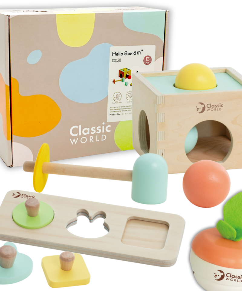 Pastelne hariv mängukomplekt lastele