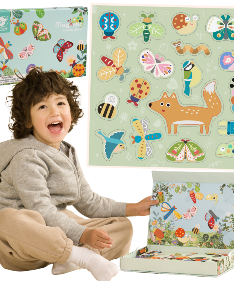 Magnetiline loomade puslemäng lastele