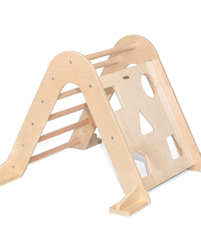 Puidust Montessori Ronimiskolmnurk mängimiseks