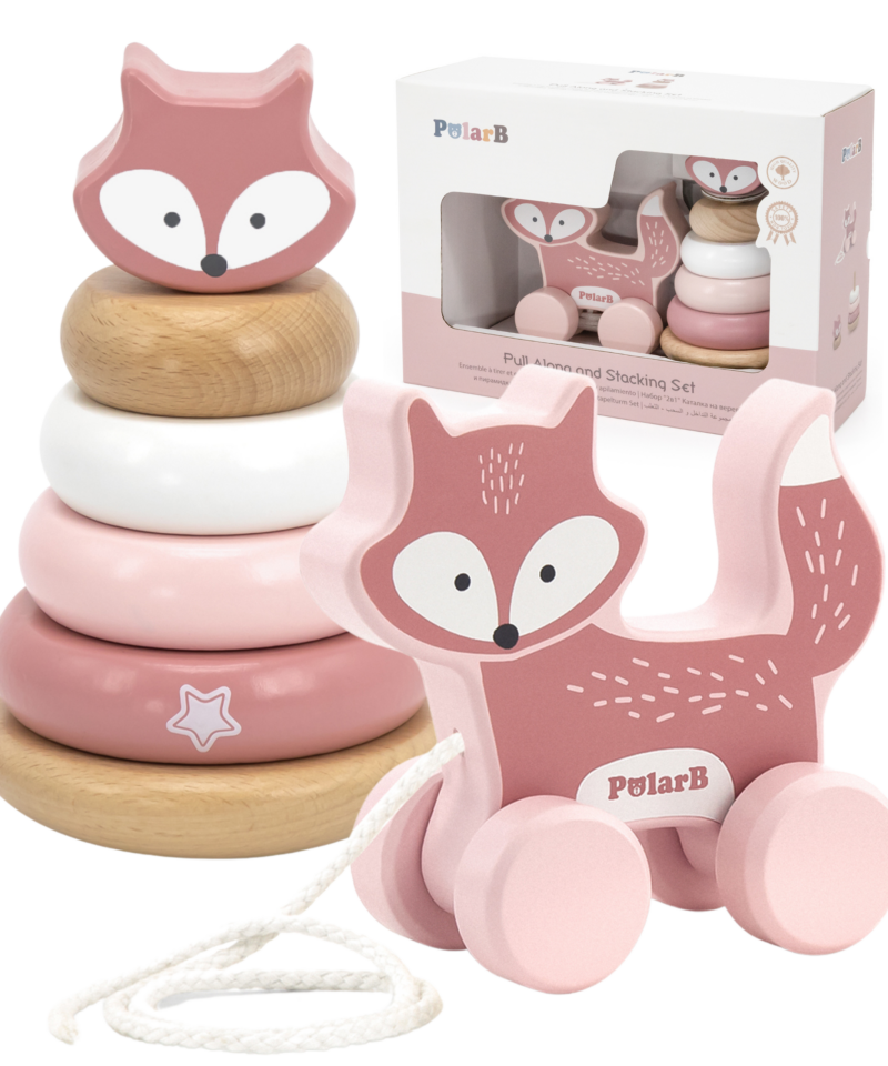 Pastelsed puidust mänguasjad lastele mängimiseks