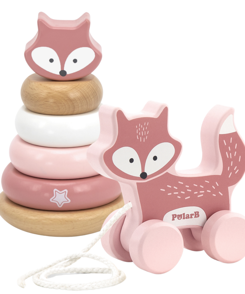 Tõmmatav rebane lastele lõbuks