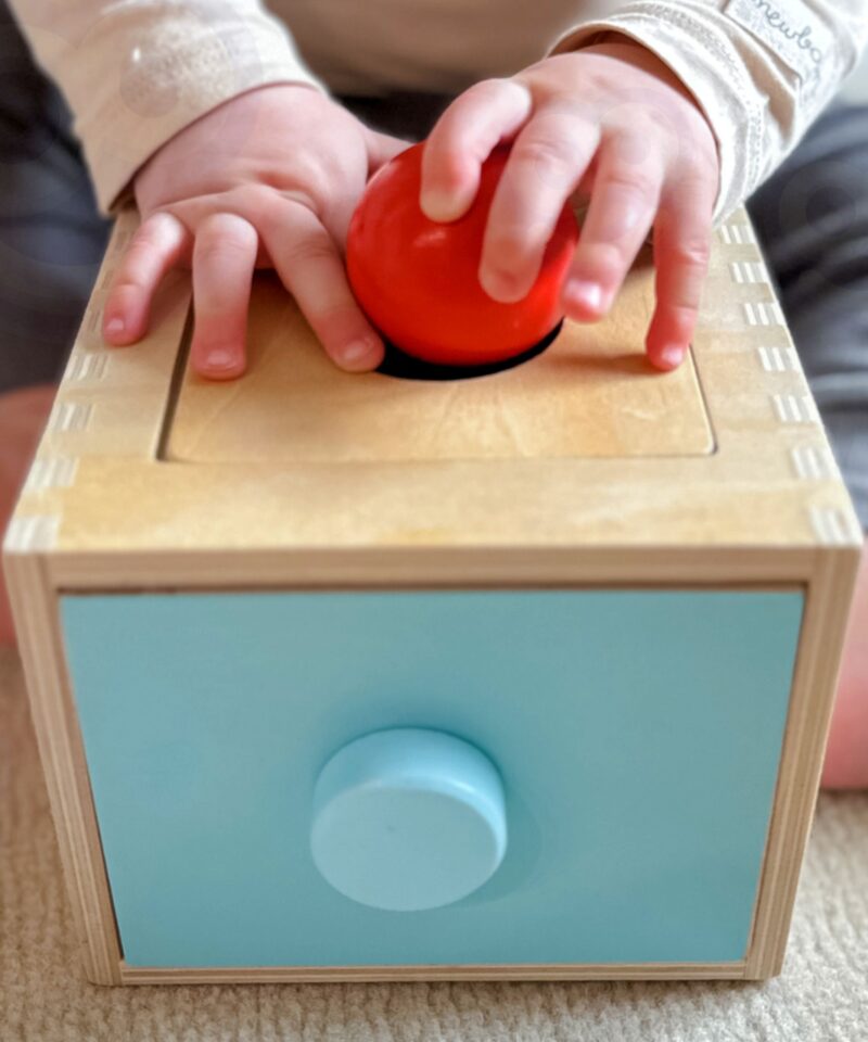 Montessori õppekarp peenmotoorika arendamiseks