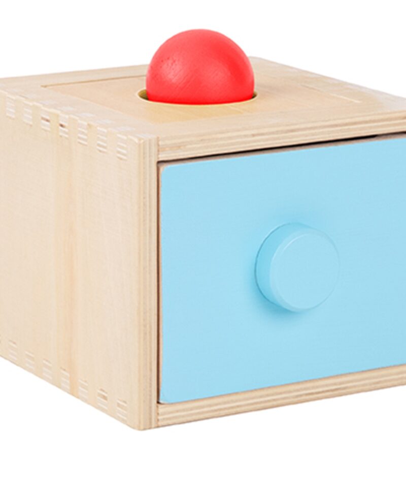 Montessori õppekarp koos praktilise sahtliga