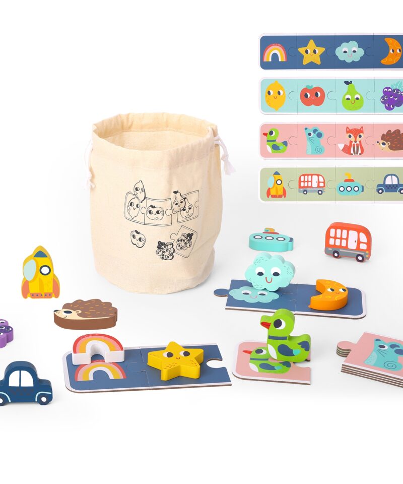 Kvaliteetne puidust mängukomplekt