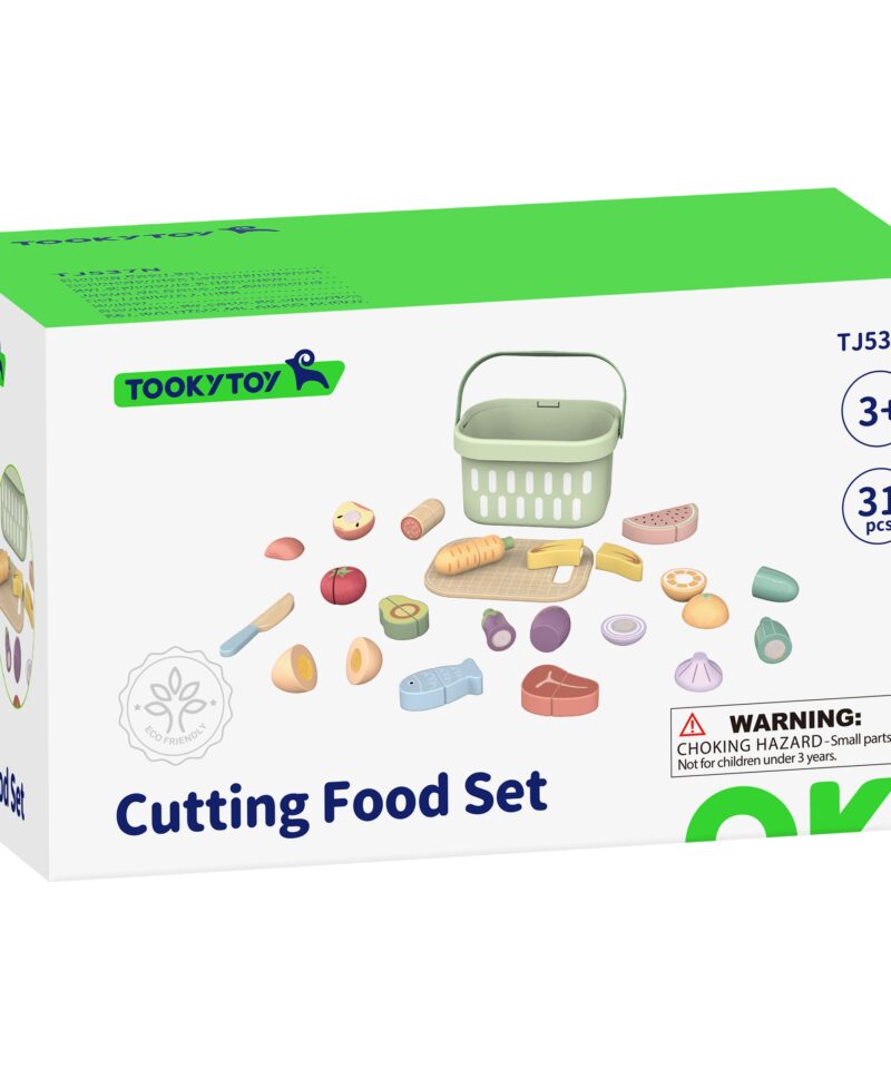 Puidust toidukomplekt väikestele kokkadele