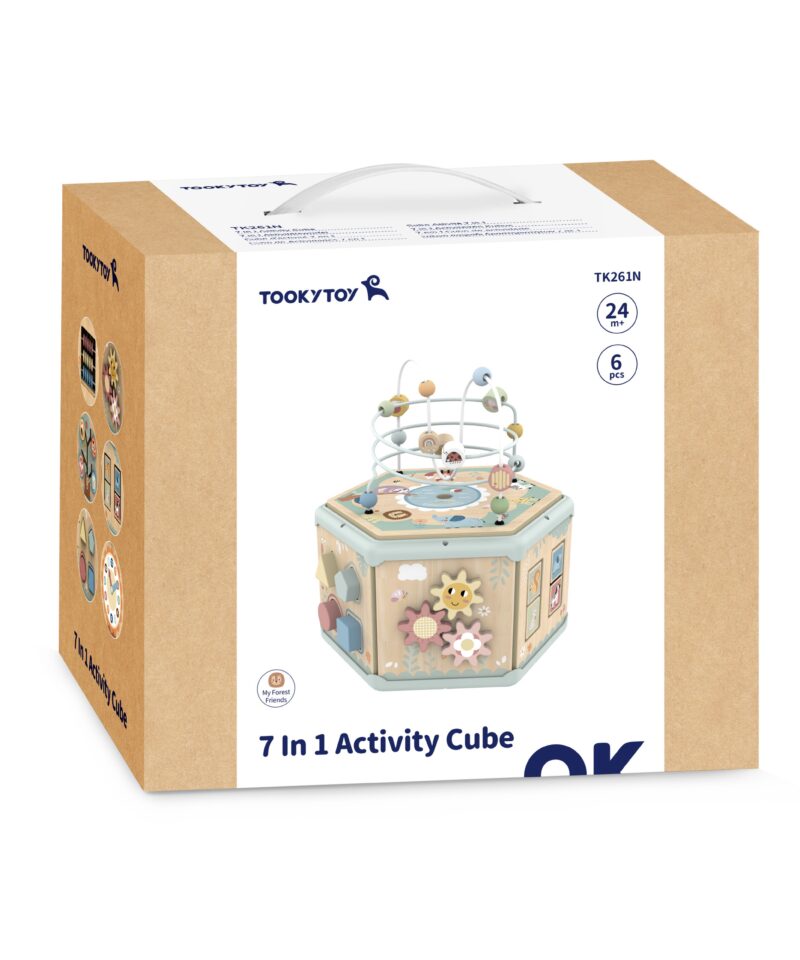 Kompaktne kuusnurkne mängukeskus