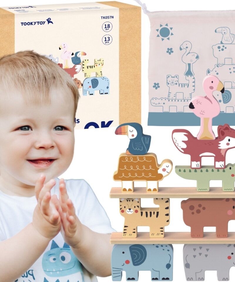 Loomakujulised klotsid lastele mängimiseks