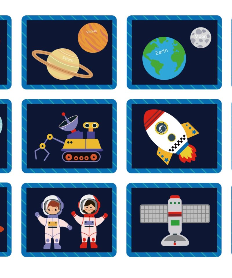 Kosmosepusle detailid ja karp