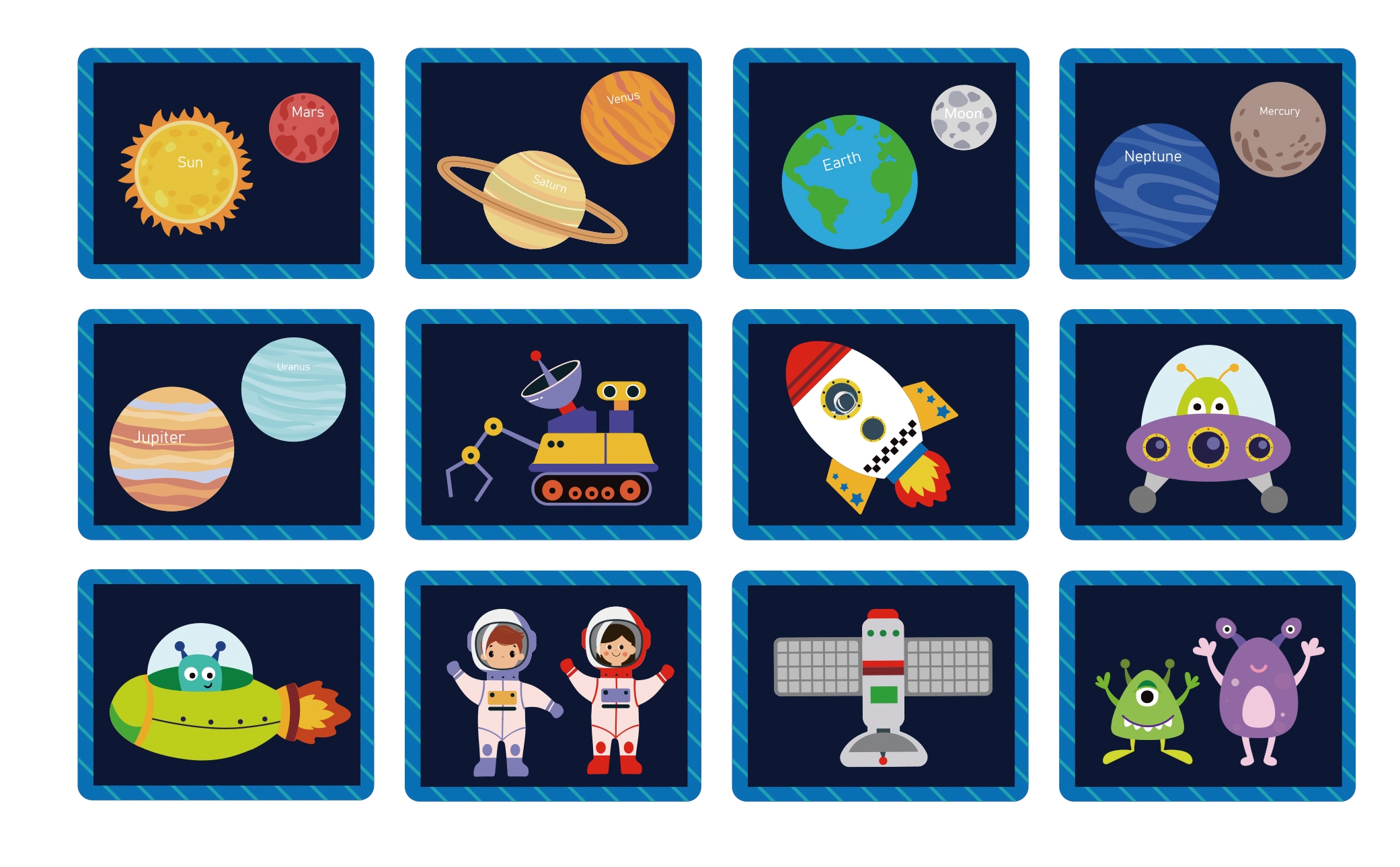 Kosmosepusle detailid ja karp