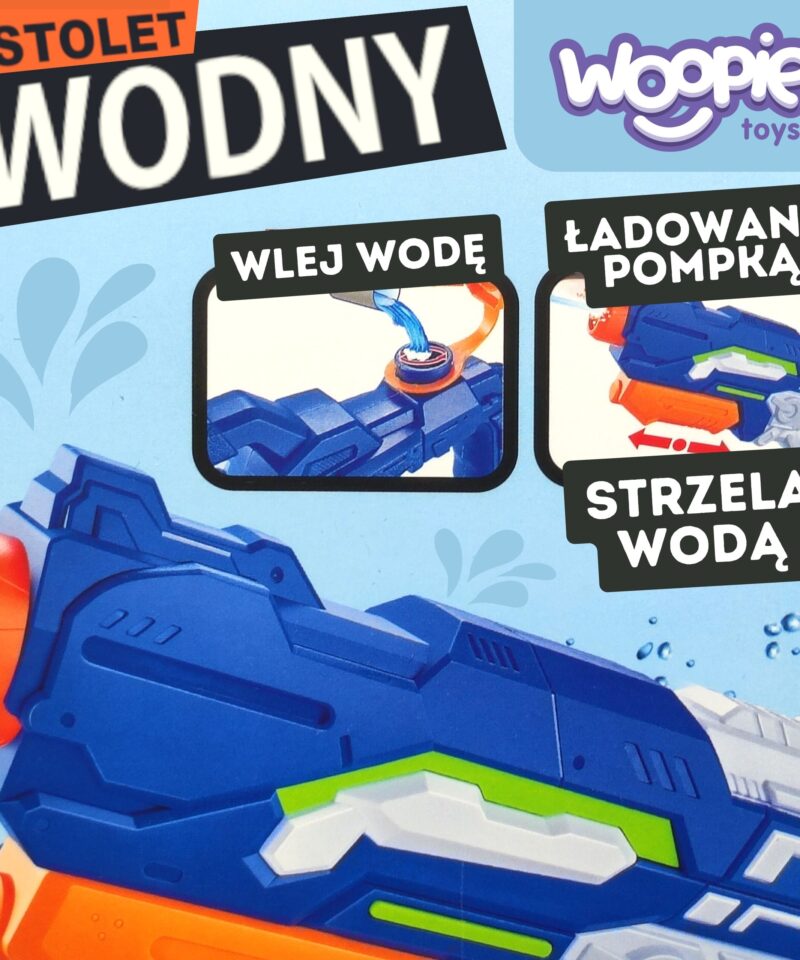 Veepüstol, mis tulistab kuni 8 meetrit