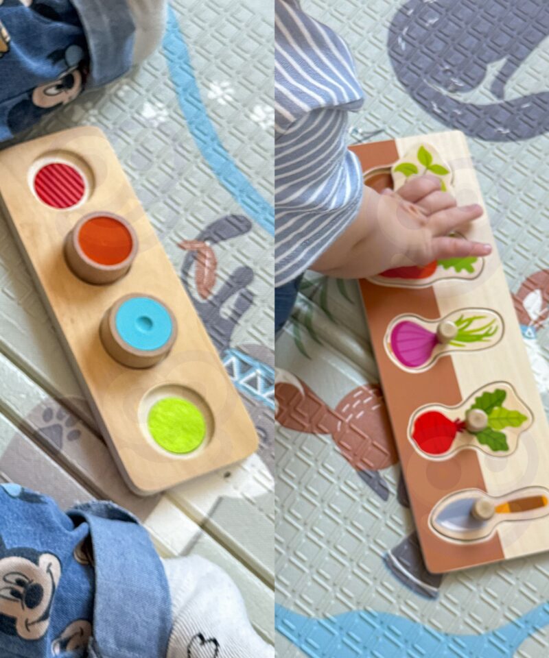 Montessori mängukomplekt koos praktilise hoiukastiga