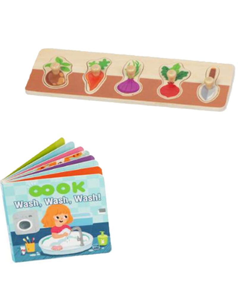 Montessori mängukomplekt koos praktilise hoiukastiga