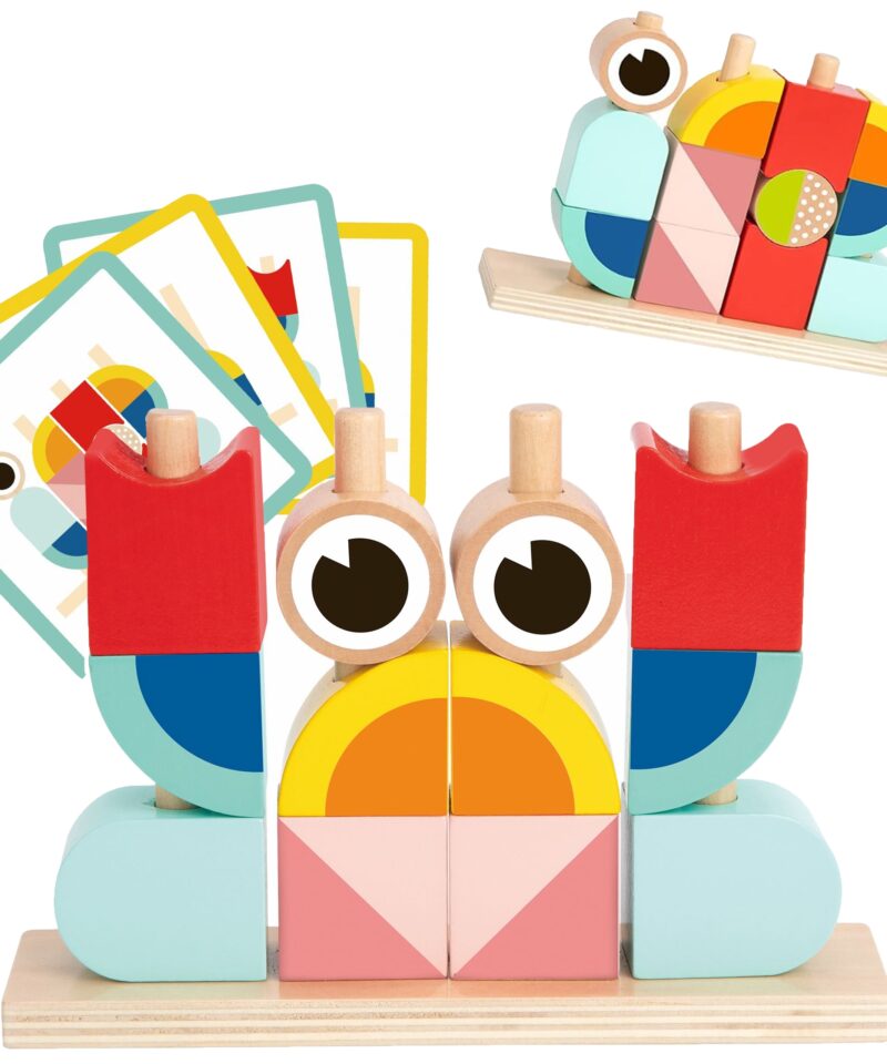 Laste 3D puidust klotside komplekt