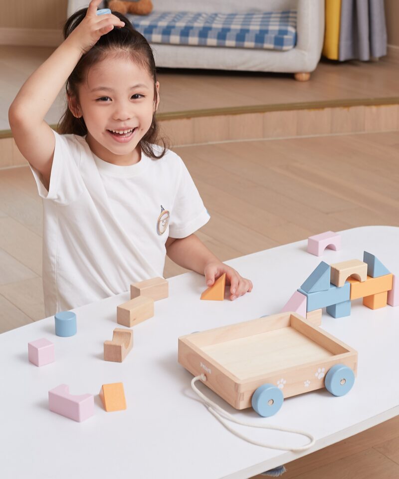 Pastelsetes toonides klotsid