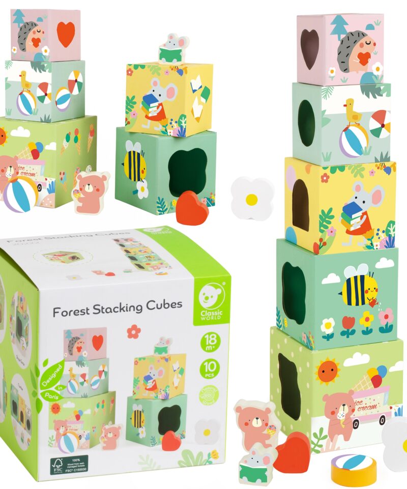 Metsateemaline klotsikomplekt lastele