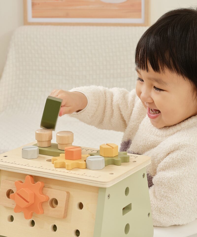 Kvaliteetsest puidust laste mängukomplekt