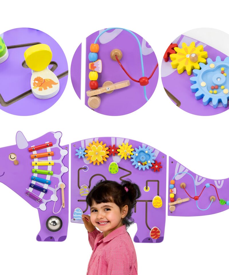 Puidust sensoorne mängutahvel lastele