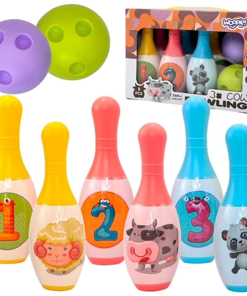 Laste keeglikomplekt loomade ja numbritega