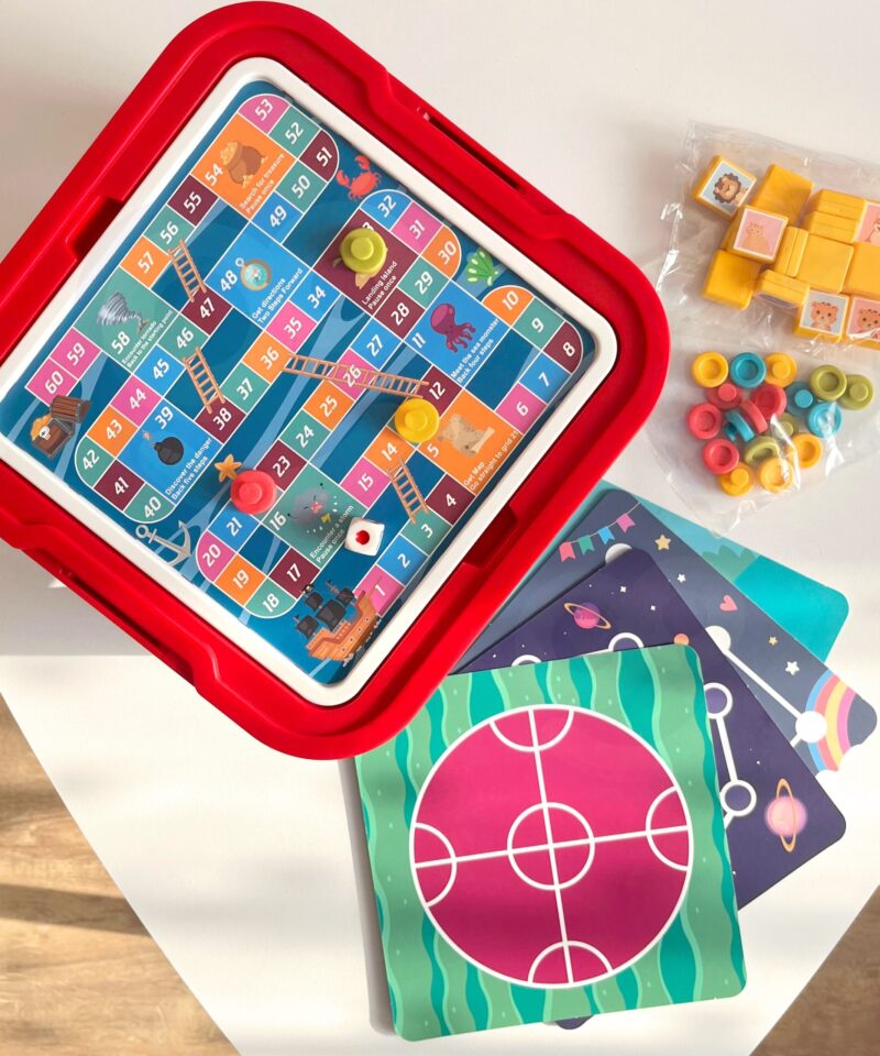 Lõbus ja hariv lauamängude komplekt