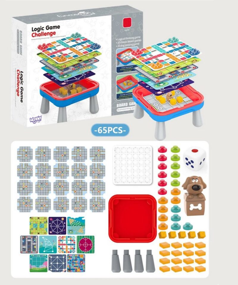 Lõbus ja hariv lauamängude komplekt