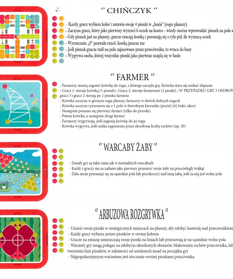 Lõbus ja hariv lauamängude komplekt