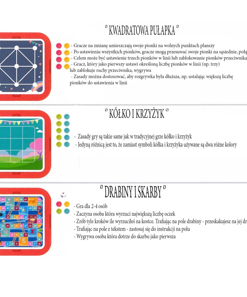 Lõbus ja hariv lauamängude komplekt