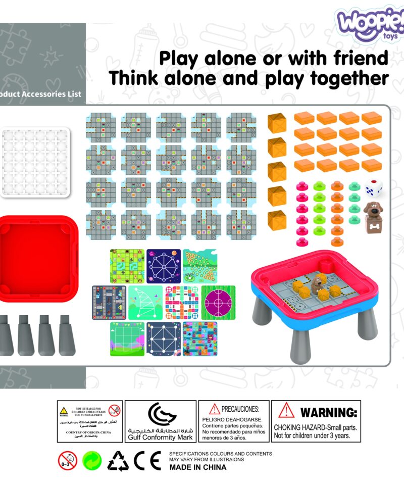 Lõbus ja hariv lauamängude komplekt