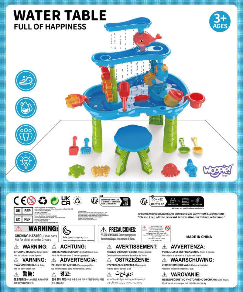 Lihtsasti kokkupandav mängulaud koos mugava tooliga