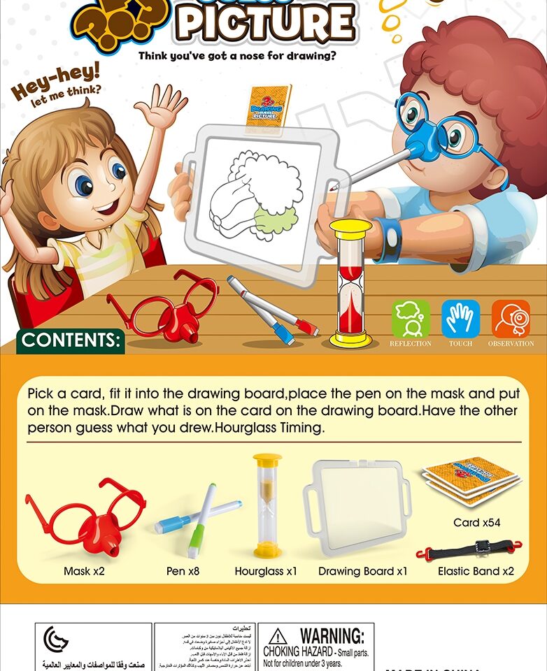 Joonistamistahvel ja liivakell mängu jaoks