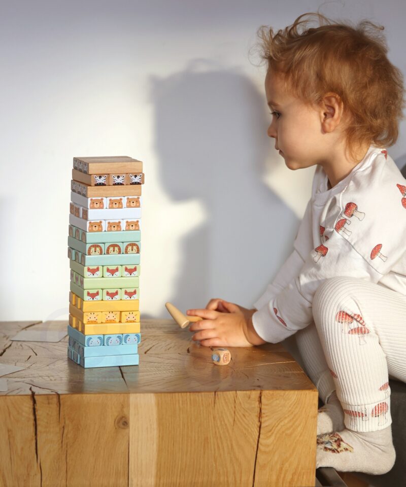 Harivad kaardid tasakaalu torniga