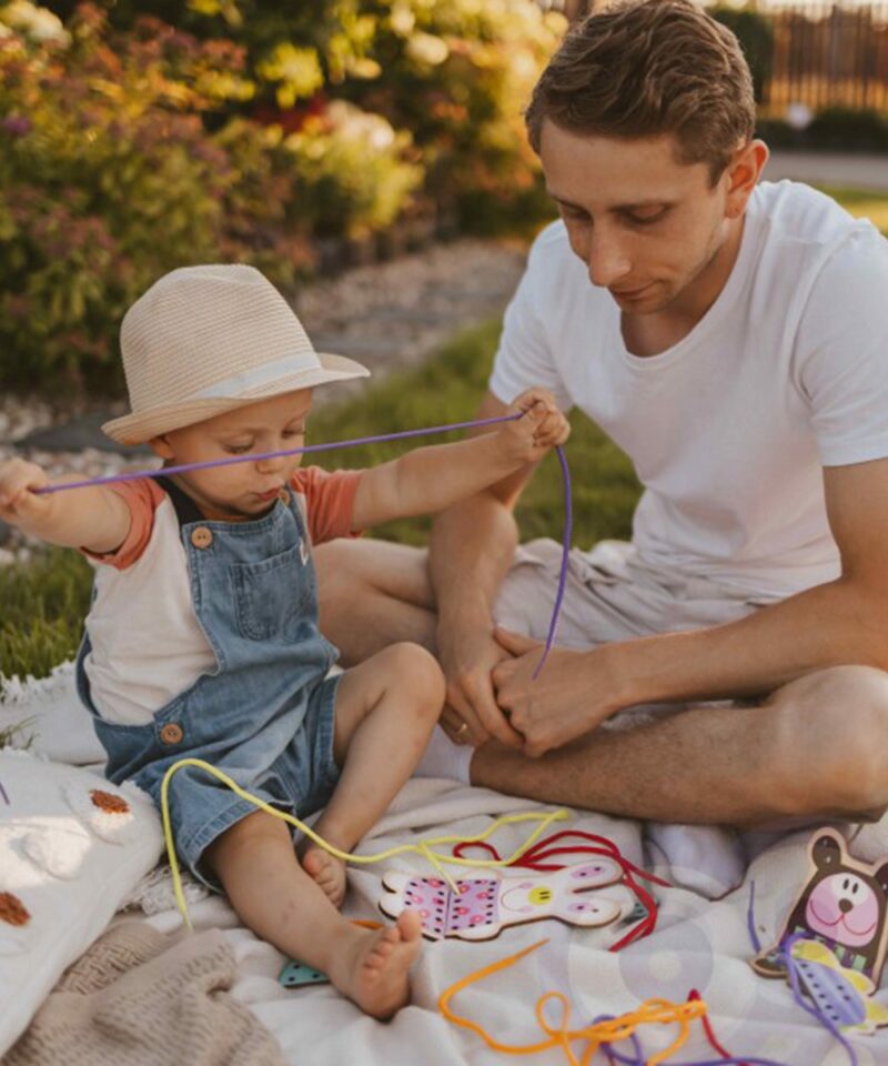 Lõvi kujuline nöörimismäng lastele