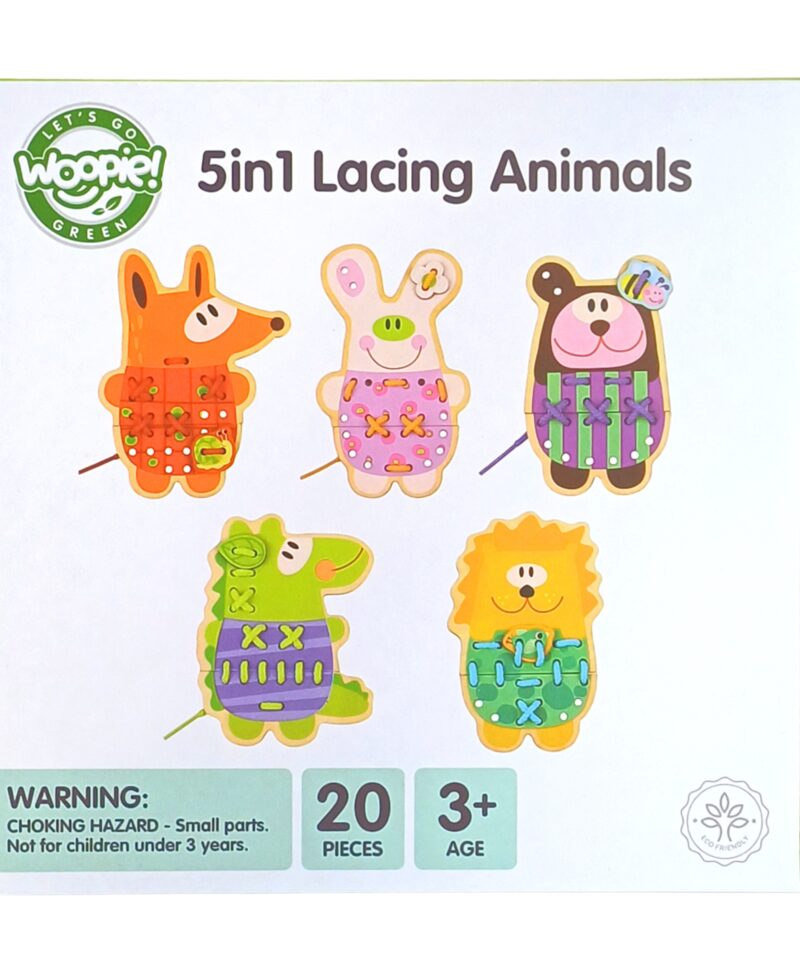 Hariv puidust nöörimismäng komplekt