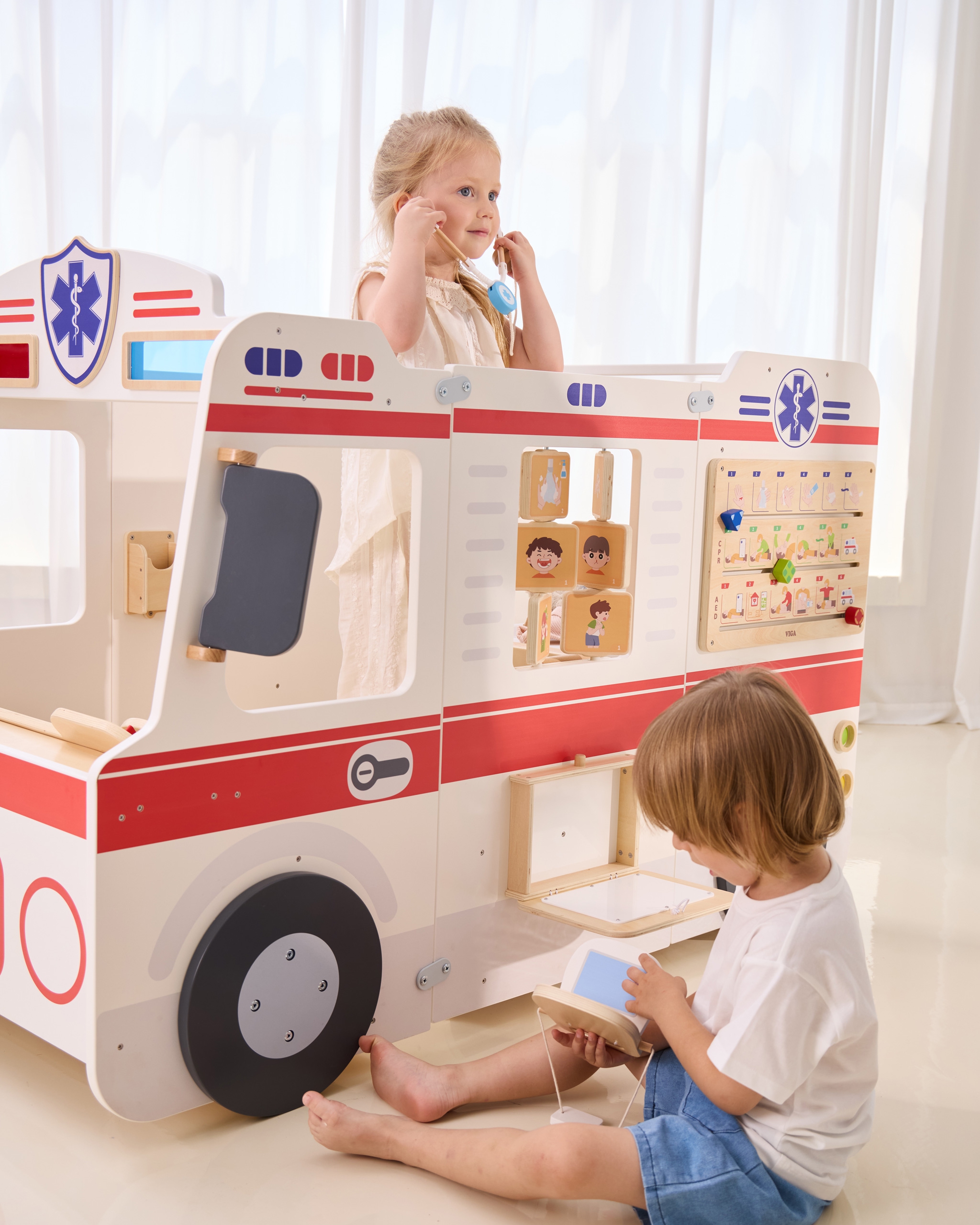 Lastele mõeldud meditsiiniline mängukomplekt