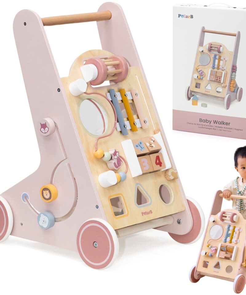 Roosa puidust käimistugi koos tegevustega