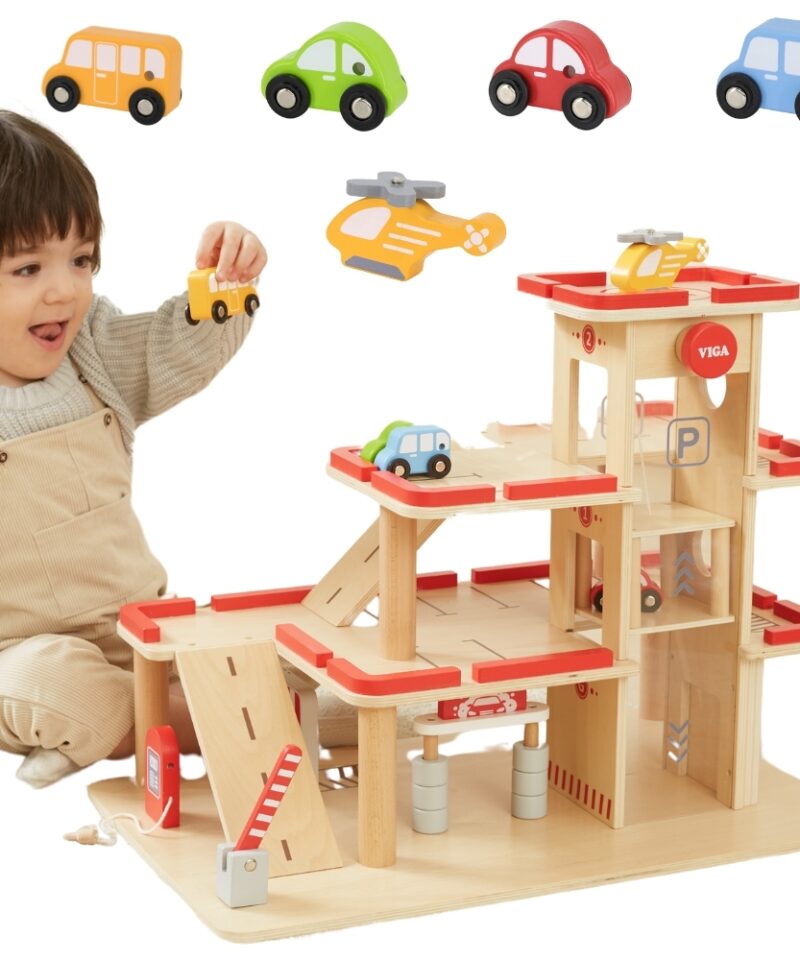 Puidust parkimiskeskus lastele