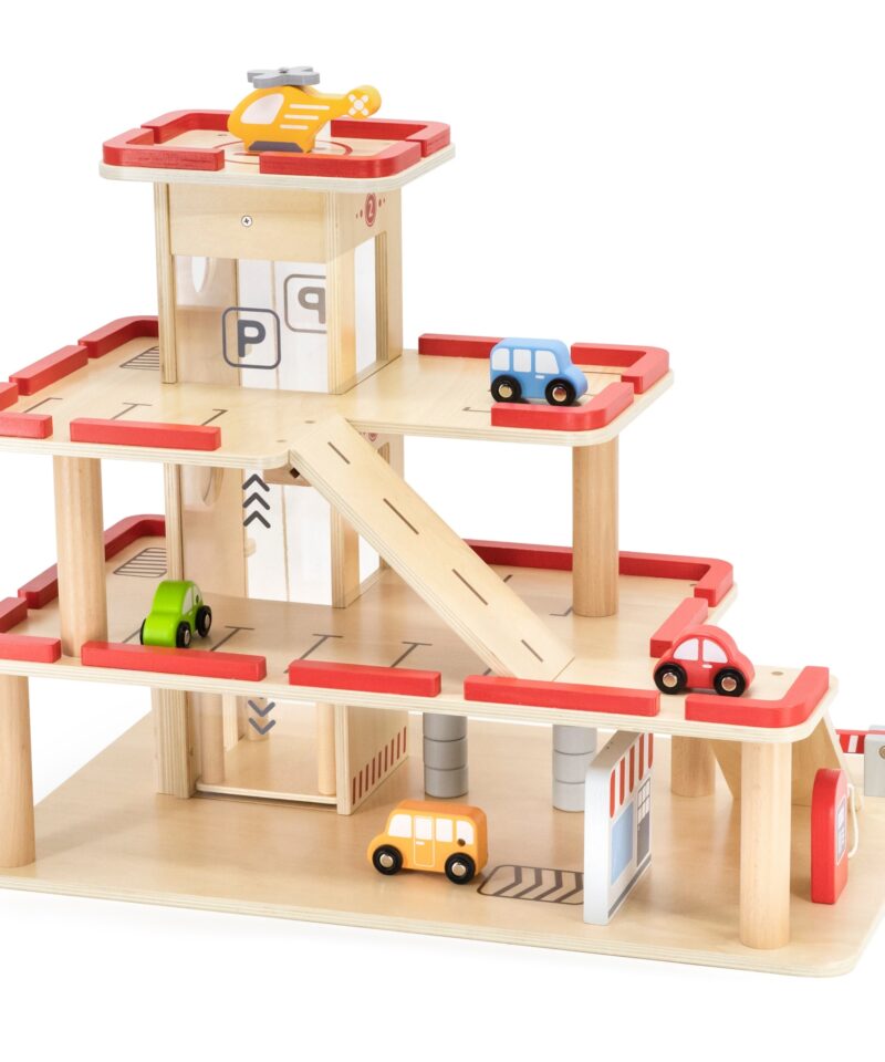 Laste parkimiskeskus realistlike detailidega