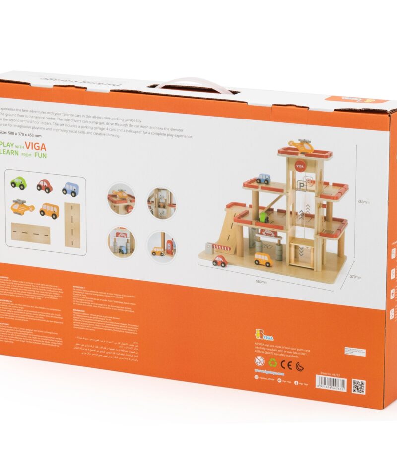 Laste parkimiskeskus realistlike detailidega