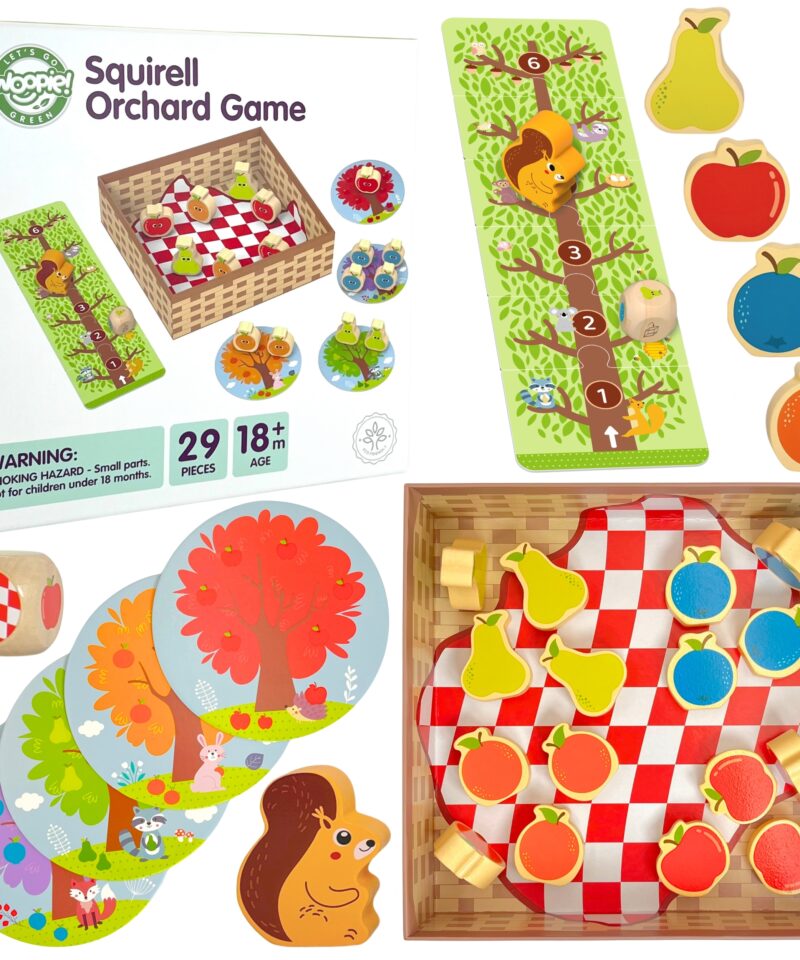 Värvikas viljaaia lauamäng laual