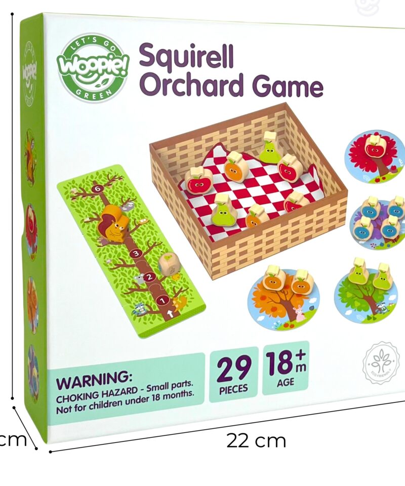 Puidust täring viljaaia mängus