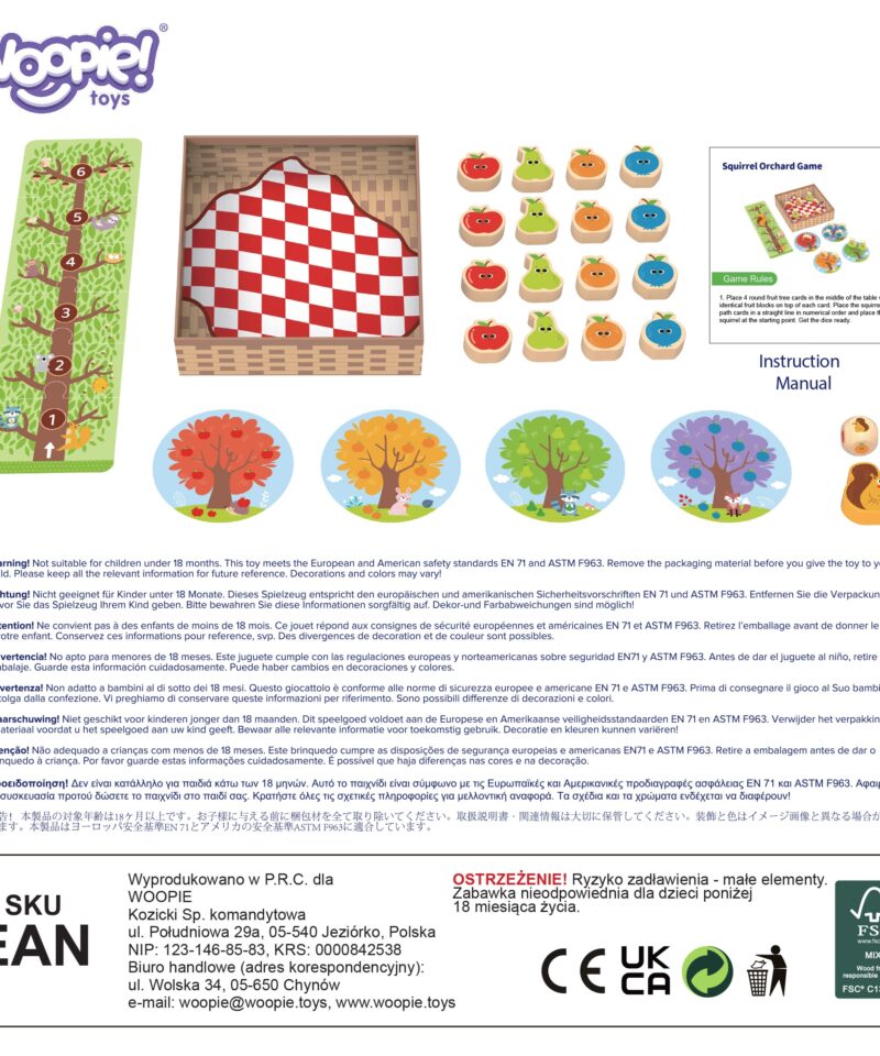 Puidust täring viljaaia mängus