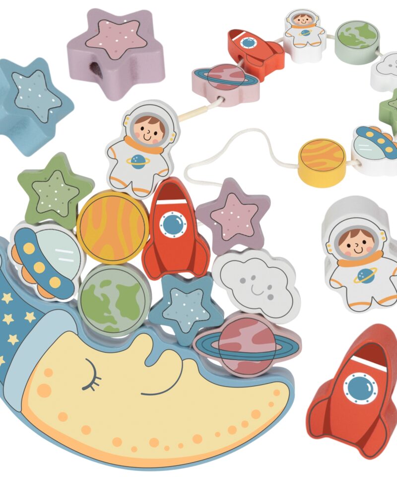 Kosmose tasakaalu ja nöörimismäng klotsidega